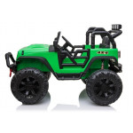 Elektrické autíčko - Jeep JC666 - nelakované - zelené